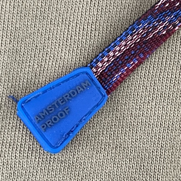 Scotch and soda Amsterdam hoodie Unisex M green 1/4 zip organic cotton - Picture 7 of 14